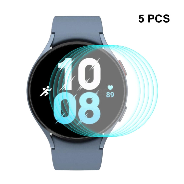 5 PCS For Samsung Galaxy Watch5 44mm ENKAY 0.2mm 9H Tempered Glass Screen Protector Watch Film - Screen Protector by ENKAY | Online Shopping South Africa | PMC TechLife | Buy Now Pay Later Mobicred