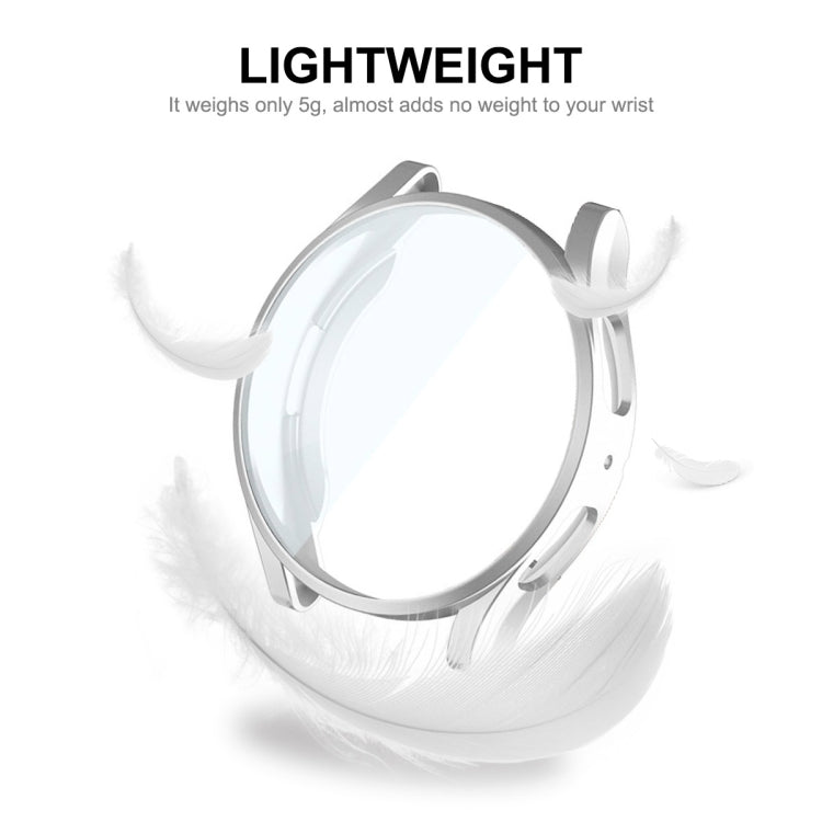 For Samsung Galaxy Watch5 40mm ENKAY Hat-Prince Full Coverage Electroplated Soft TPU Case(Grey) - Watch Cases by ENKAY | Online Shopping South Africa | PMC TechLife | Buy Now Pay Later Mobicred