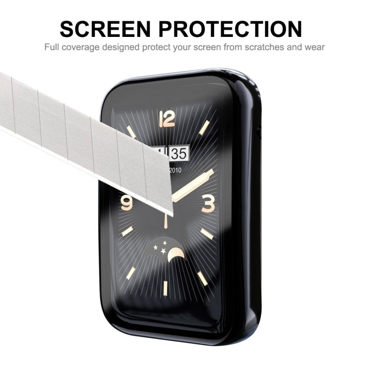 For Xiaomi Mi Band 7 Pro ENKAY Hat-Prince Full Coverage Electroplated TPU Screen Protection Case(Silver) - free shipping - PMC TechLife - Order now!