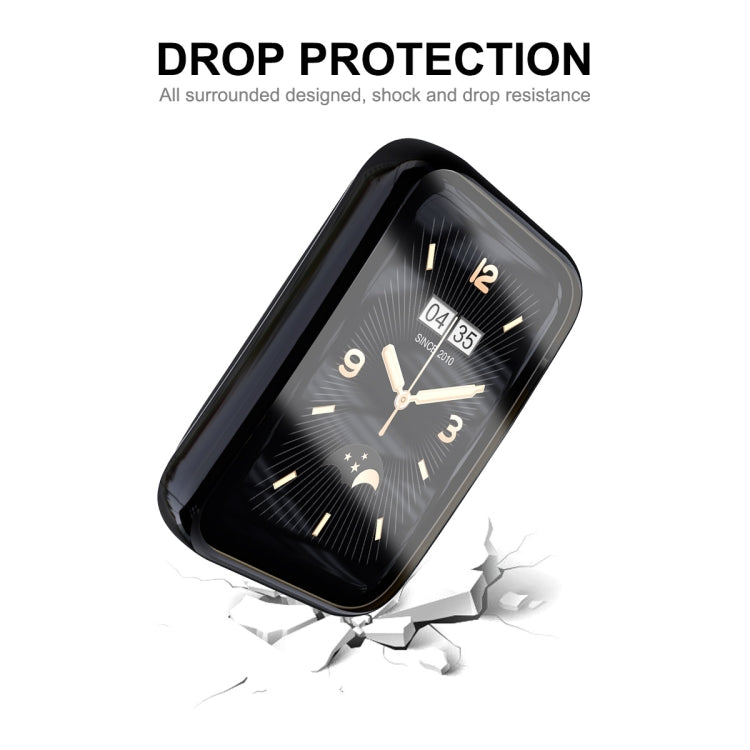 For Xiaomi Mi Band 7 Pro ENKAY Hat-Prince Full Coverage Electroplated TPU Screen Protection Case(Dark Blue) - free shipping - PMC TechLife - Order now!