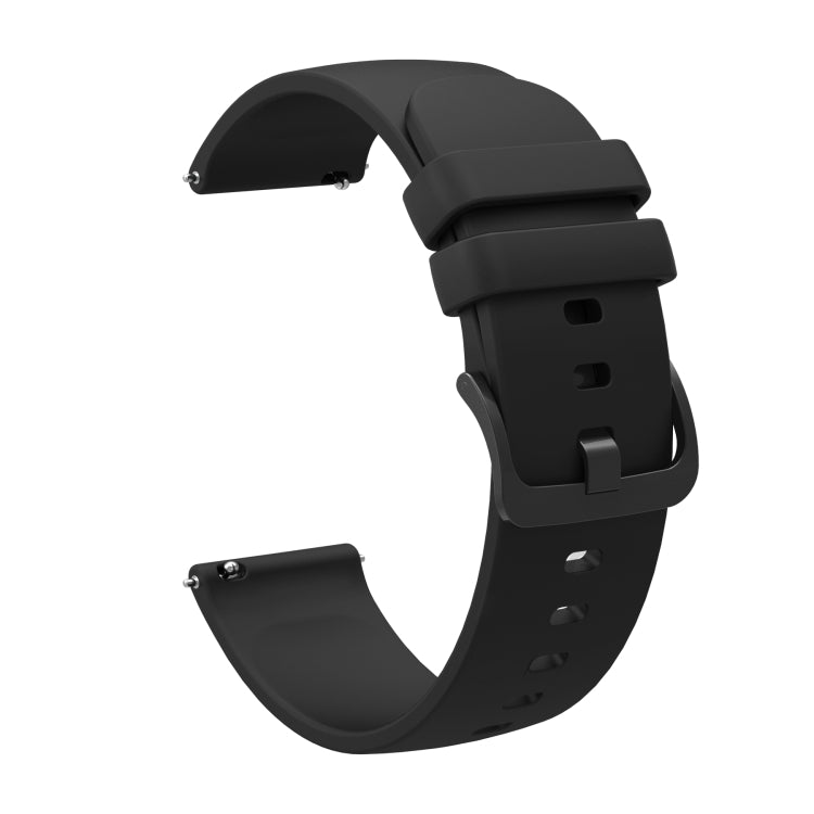 For Huawei GT2 Pro 22mm Solid Color Soft Silicone Watch Band(Black) - Watch Bands by PMC TechLife | Online Shopping South Africa | PMC TechLife | Buy Now Pay Later Mobicred
