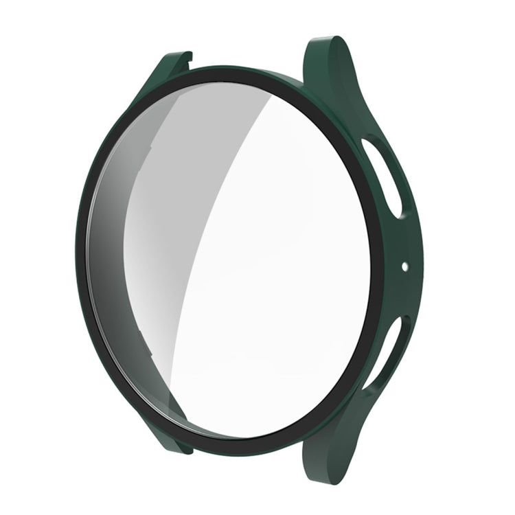 For Samsung Galaxy Watch5 44mm ENKAY Hat-Prince Full Coverage PC Frame + 9H Tempered Glass Case(Deep Green) - free shipping - PMC TechLife - Order now!