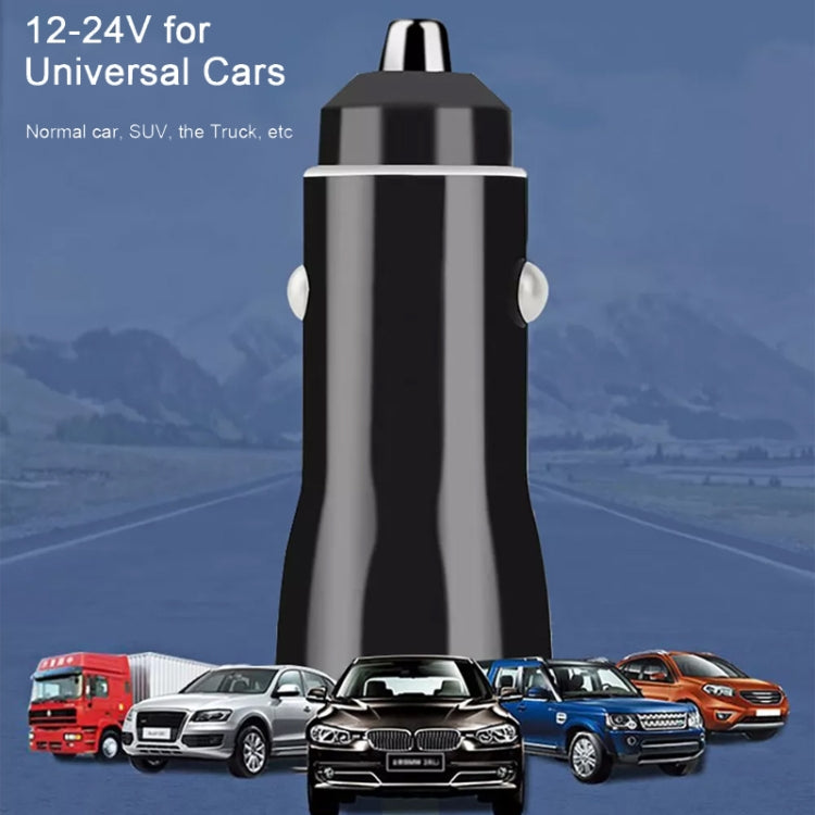 TE-P8 40W PD20W + PD20W Dual Port PD3.0 Car Charger with Type-c to Type-C Data Cable, Length: 1m(White) - Car Charger by PMC TechLife | Online Shopping South Africa | PMC TechLife