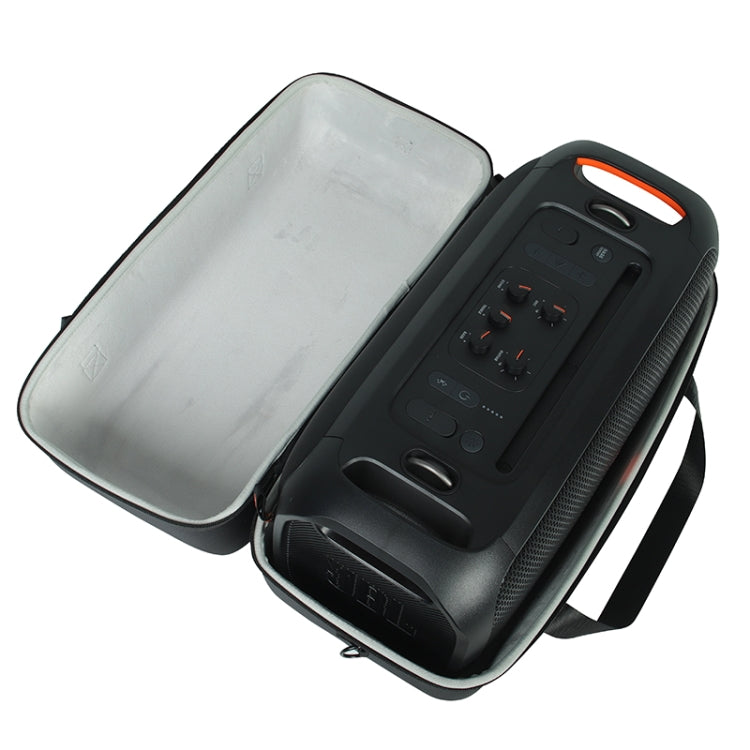 For JBL Partybox on-the-GO Bluetooth Speaker Carry Bag Storage Box Case(Black + Grey) - Protective Case by PMC TechLife | Online Shopping South Africa | PMC TechLife