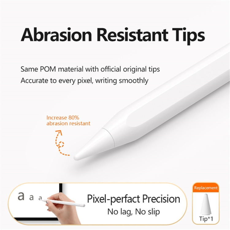 Tablet Phone Universal Capacitive Stylus For iPad Mini6/Mini5/Air3 10.5/Pro 11/Air4 10.9/ 10.2 /Pro  12.9 (White) - Stylus Pen by PMC TechLife | Online Shopping South Africa | PMC TechLife