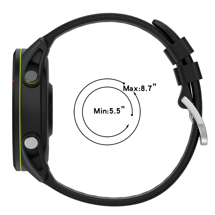 Compatible with Garmin Venu 2S 18mm Solid Color Silicone Watch Band(Roland Purple) - Watch Bands by PMC TechLife | Online Shopping South Africa | PMC TechLife | Buy Now Pay Later Mobicred