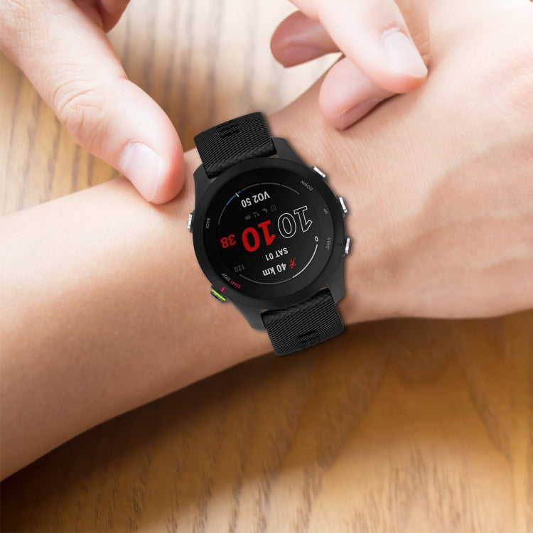 Compatible with Garmin Vivomove 3S 18mm Solid Color Silicone Watch Band(White) - Watch Bands by PMC TechLife | Online Shopping South Africa | PMC TechLife | Buy Now Pay Later Mobicred