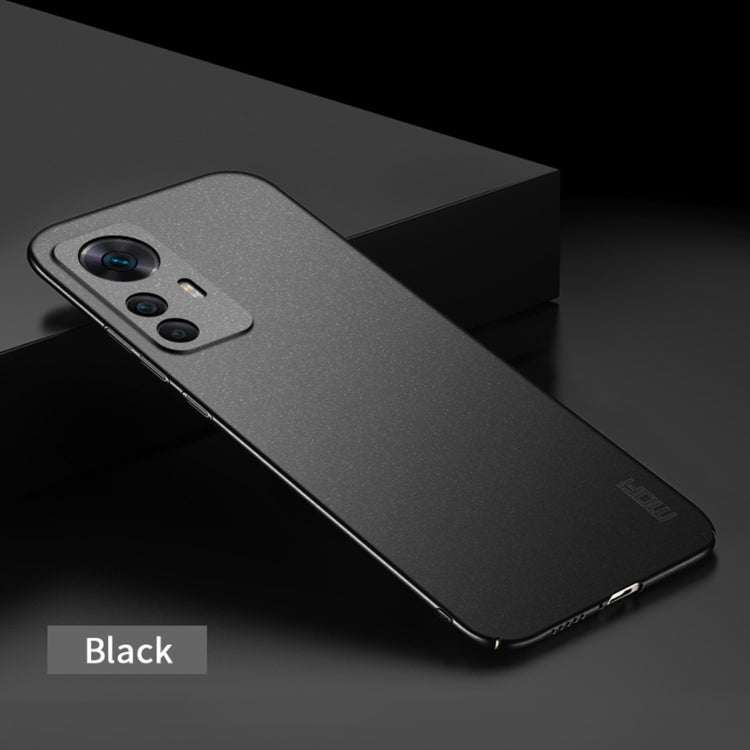 For Xiaomi 12T / 12T Pro / Redmi K50 Ultra MOFI Frosted PC Ultra-thin Hard Phone Case(Black) - free shipping - PMC TechLife - Order now!