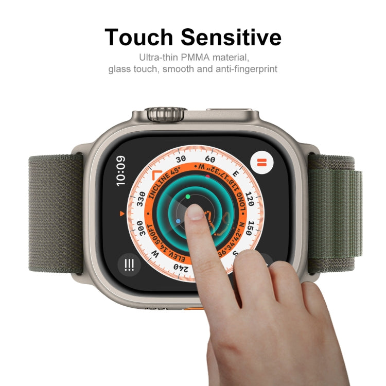 10 PCS ENKAY 3D Soft PC Edge PMMA Screen Film For Apple Watch Ultra / Ultra 2 / Ultra 3 49mm - Front Protector by ENKAY | Online Shopping South Africa | PMC TechLife | Buy Now Pay Later Mobicred