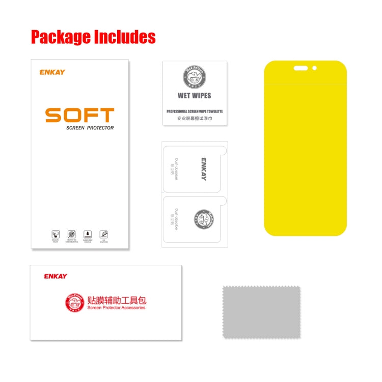 1 PCS ENKAY Full Glue Explosion-proof Hydrogel Film For iPhone 14 Pro Max - free shipping - PMC TechLife - Order now!