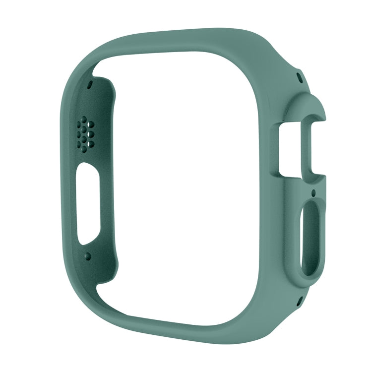 For Apple Watch Ultra / Ultra 2 49mm ENKAY 2 in 1 PC Case + Full Coverage 9H Tempered Glass Film(Deep Green) - free shipping - PMC TechLife - Order now!