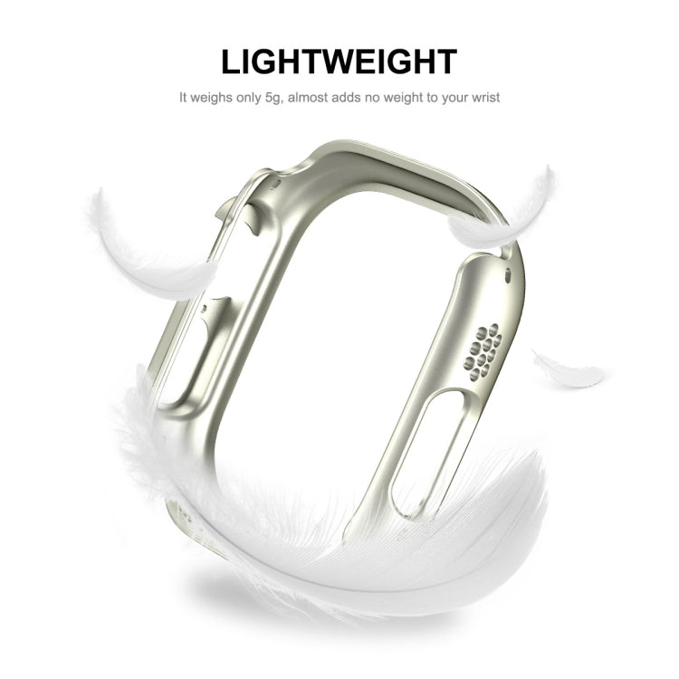 For Apple Watch Ultra / Ultra 2 49mm ENKAY 2 in 1 PC Case + Full Coverage 9H Tempered Glass Film(Pink) - free shipping - PMC TechLife - Order now!