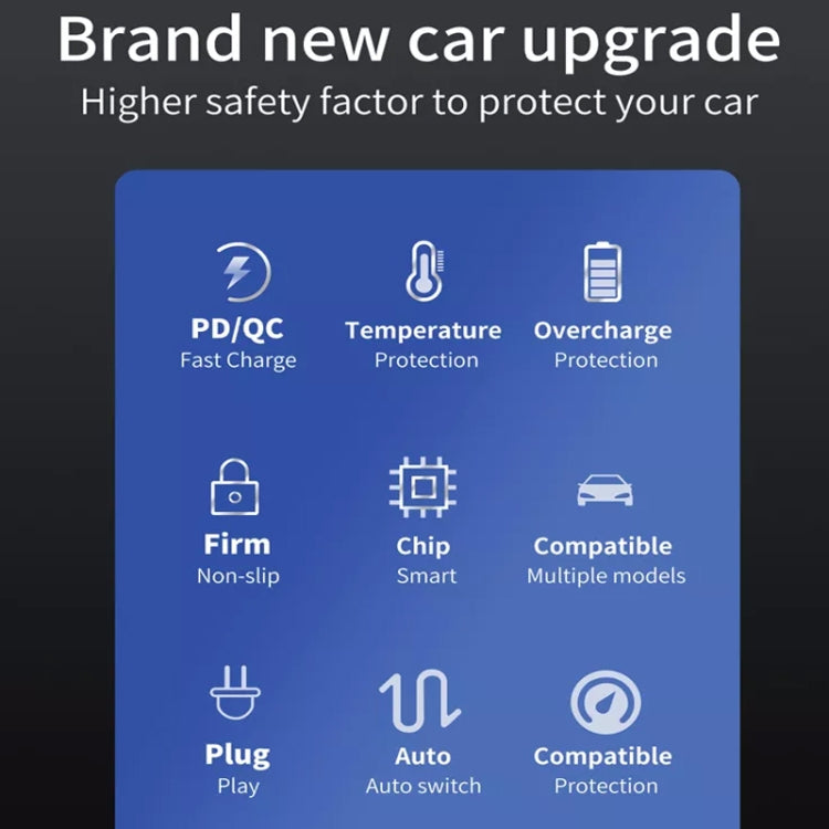 38W PD20W + QC3.0 USB Car Charger with USB to Micro USB Data Cable, Length: 1m(Black) - Car Charger by PMC TechLife | Online Shopping South Africa | PMC TechLife