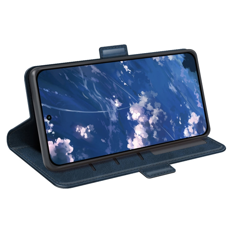 For Motorola Moto G32 Dual-side Magnetic Buckle Leather Phone Case(Dark Blue) - free shipping - PMC TechLife - Order now!