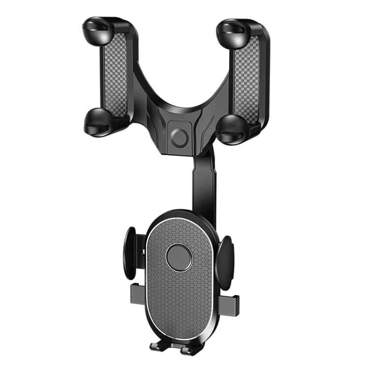 R004 Rearview Mirror 360 Rotatable Retractable Car Phone Holder - Car Holders by PMC TechLife | Online Shopping South Africa | PMC TechLife