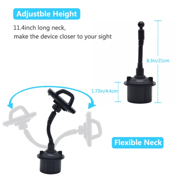 C009 Adjustable Car Cup Holder 360 Degree Universal Car Mount - Car Drink Holders by PMC TechLife | Online Shopping South Africa | PMC TechLife