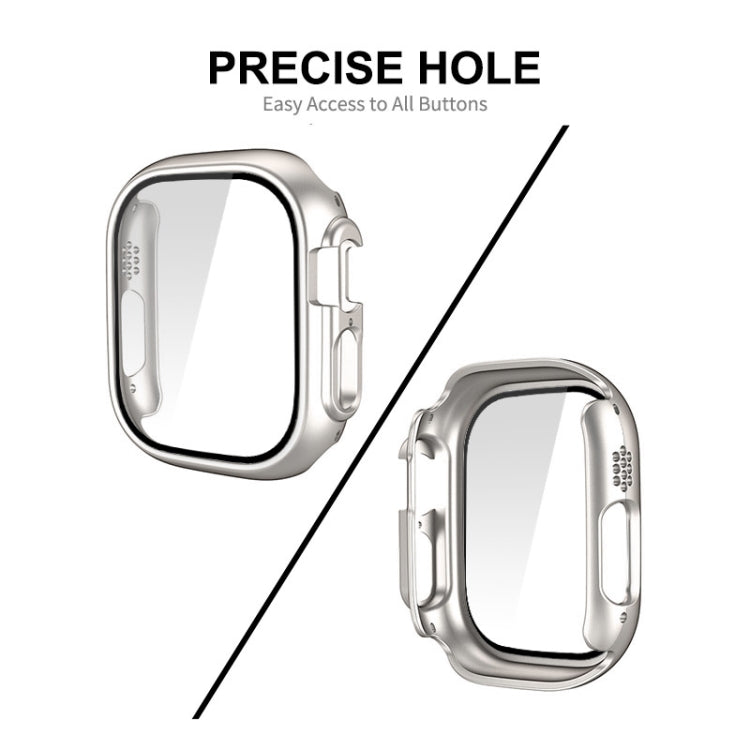 For Apple Watch Ultra / Ultra 2 49mm ENKAY PC Frame 9H Tempered Glass Case(Transparent) - Watch Cases by ENKAY | Online Shopping South Africa | PMC TechLife | Buy Now Pay Later Mobicred