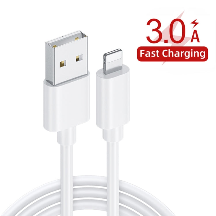 65W Dual PD Type-C + 3 x USB Multi Port Charger with 3A USB to 8 Pin Data Cable, EU Plug(White) - USB Charger by PMC TechLife | Online Shopping South Africa | PMC TechLife | Buy Now Pay Later Mobicred