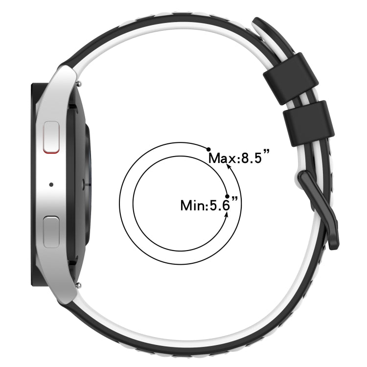 For Xiaomi MI Watch Color 22mm Two-Color Porous Silicone Watch Band(Red+Black) - free shipping - PMC TechLife - Order now!
