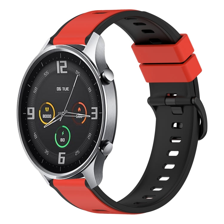 For Xiaomi MI Watch Color 22mm Two-Color Silicone Watch Band(Red+Black) - free shipping - PMC TechLife - Order now!