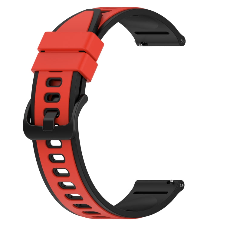 For Xiaomi MI Watch Color 22mm Two-Color Silicone Watch Band(Red+Black) - free shipping - PMC TechLife - Order now!