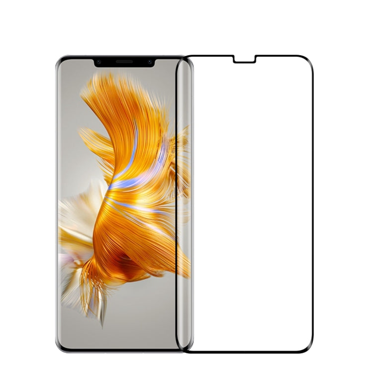 For Huawei Mate 50 Pro PINWUYO 9H 3D Hot Bending Tempered Glass Film(Black) - free shipping - PMC TechLife - Order now!