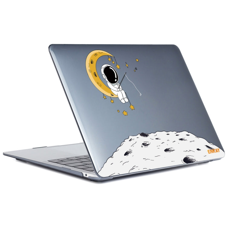 For MacBook Air 13.6 2022/2024  A2681 (M2) / A3113  (M3) ENKAY Hat-Prince Spaceman Pattern Protective Crystal Case Cover Hard Shell(Spaceman No.3) - MacBook Air Cases by ENKAY | Online Shopping South Africa | PMC TechLife | Buy Now Pay Later Mobicred