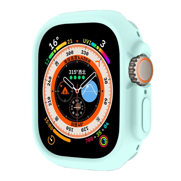 For Apple Watch Ultra 49mm ENKAY Solid Color Protective Soft TPU Frame Case(Light Blue) - free shipping - PMC TechLife - Order now!