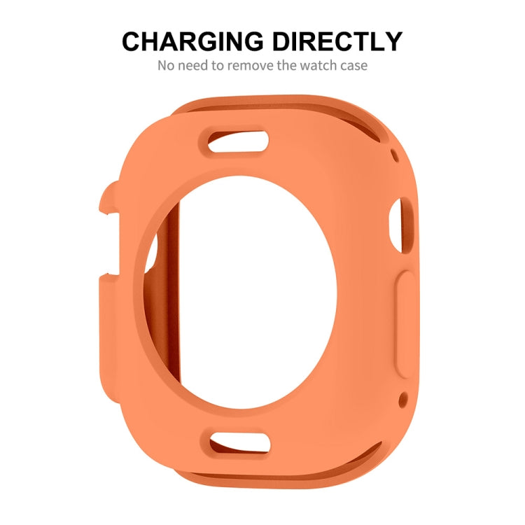 For Apple Watch Ultra 49mm ENKAY Solid Color Protective Soft TPU Frame Case(Grey) - free shipping - PMC TechLife - Order now!