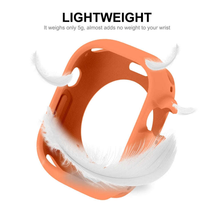 For Apple Watch Ultra 49mm ENKAY Solid Color Protective Soft TPU Frame Case(Dark Green) - free shipping - PMC TechLife - Order now!