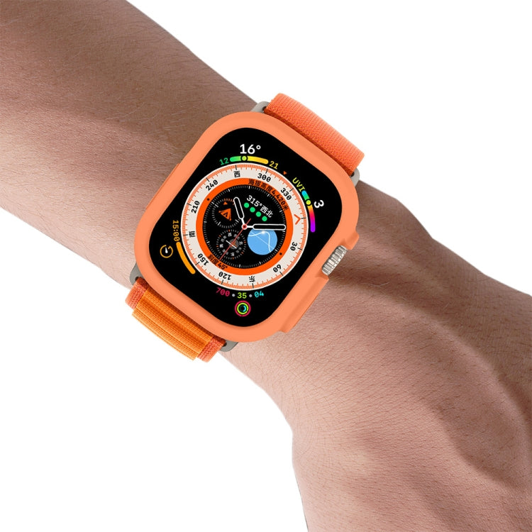 For Apple Watch Ultra 49mm ENKAY Solid Color Protective Soft TPU Frame Case(Grey) - free shipping - PMC TechLife - Order now!