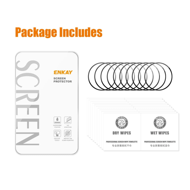 10pcs For Amazfit GTR 4 ENKAY 3D Full Coverage Soft PC Edge + PMMA HD Screen Protector Film - free shipping - PMC TechLife - Order now!