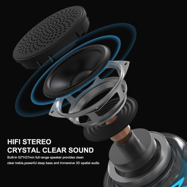 ENKAY Hat-Prince Portable RGB Light Wireless Bluetooth Speaker, Size:L - Mini Speaker by ENKAY | Online Shopping South Africa | PMC TechLife | Buy Now Pay Later Mobicred