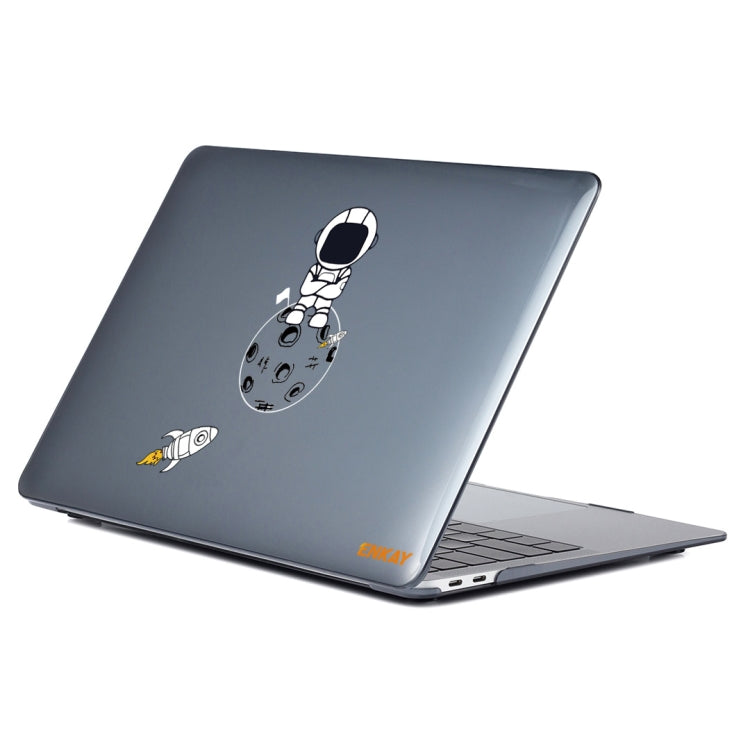 For MacBook Pro 13.3 A1706/A1989/A2159 ENKAY Hat-Prince 3 in 1 Spaceman Pattern Laotop Protective Crystal Case with TPU Keyboard Film / Anti-dust Plugs, Version:US(Spaceman No.4) - free shipping - PMC TechLife - Order now!