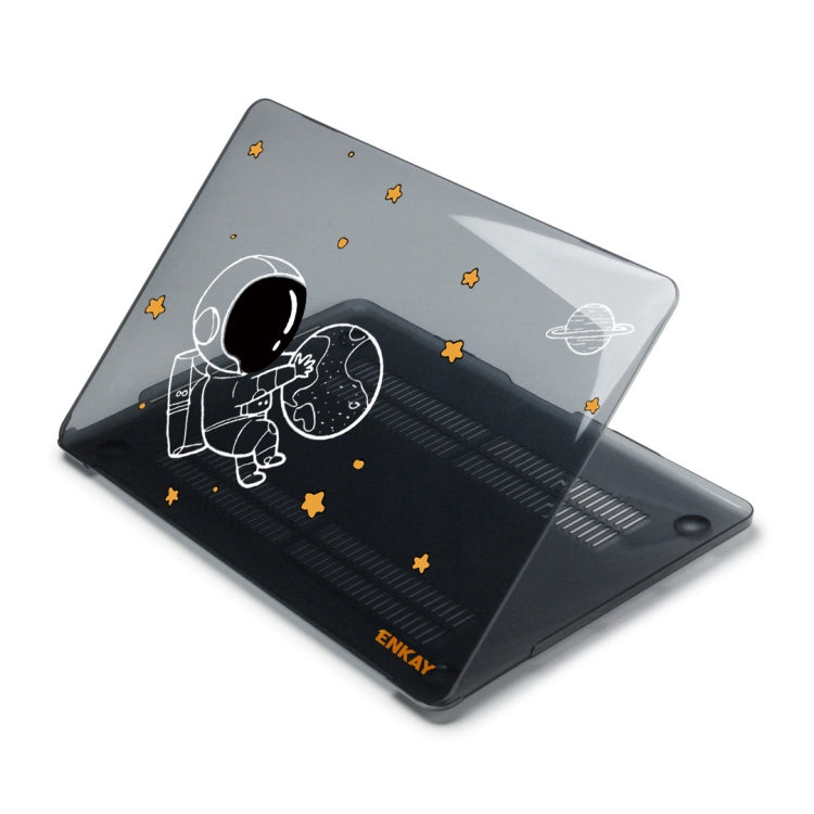 For MacBook Air 13.3 2018 A1932 ENKAY Hat-Prince 3 in 1 Spaceman Pattern Laotop Protective Crystal Case with TPU Keyboard Film / Anti-dust Plugs, Version:US(Spaceman No.5) - MacBook Air Cases by ENKAY | Online Shopping South Africa | PMC TechLife | Buy Now Pay Later Mobicred