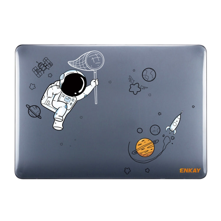 For MacBook Pro 13.3 A2251/A2289/A2338 ENKAY Hat-Prince 3 in 1 Spaceman Pattern Laotop Protective Crystal Case with TPU Keyboard Film / Anti-dust Plugs, Version:US(Spaceman No.2) - MacBook Pro Cases by ENKAY | Online Shopping South Africa | PMC TechLife
