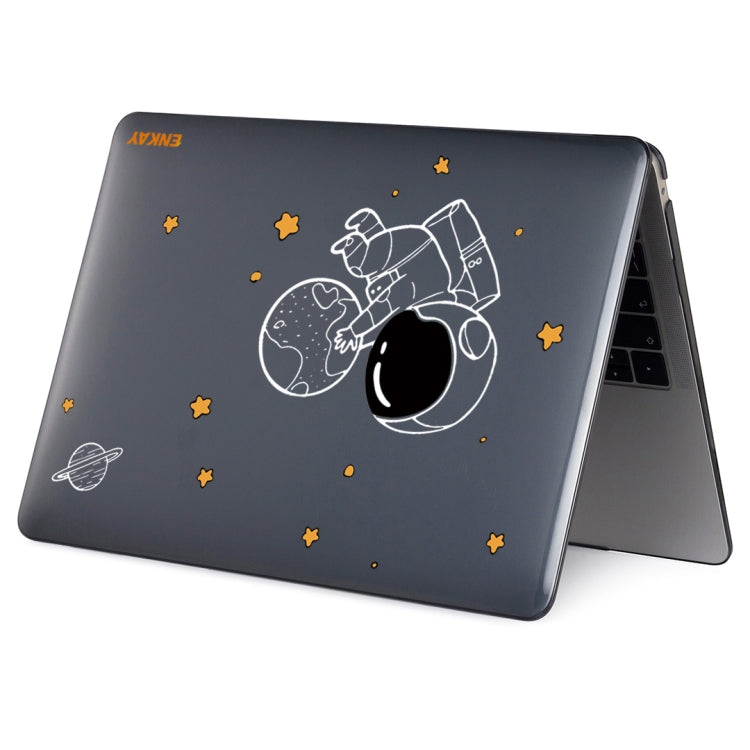 For MacBook Pro 15.4 A1707/A1990 ENKAY Hat-Prince 3 in 1 Spaceman Pattern Laotop Protective Crystal Case with TPU Keyboard Film / Anti-dust Plugs, Version:US(Spaceman No.5) - MacBook Pro Cases by ENKAY | Online Shopping South Africa | PMC TechLife | Buy Now Pay Later Mobicred