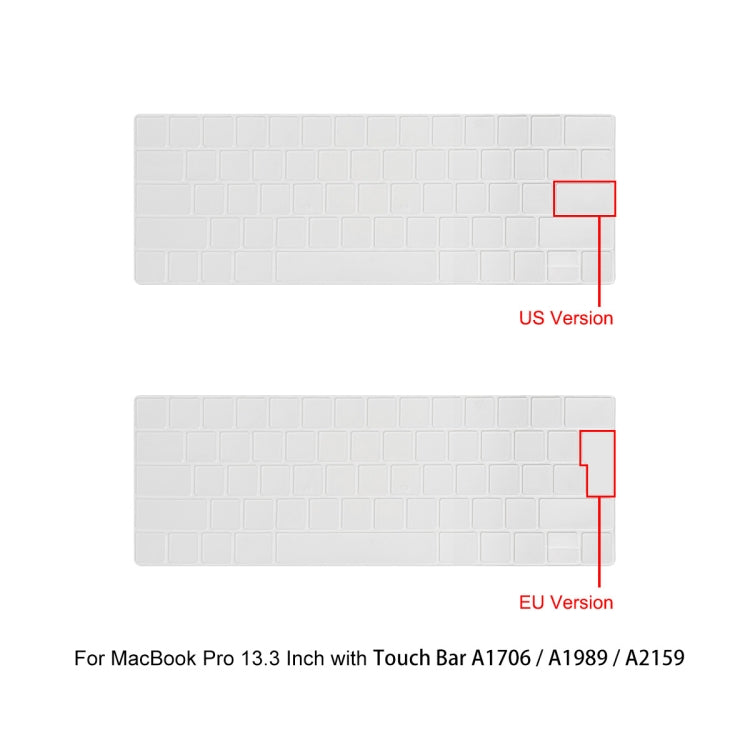 For MacBook Pro 13.3 A1706/A1989/A2159 ENKAY Hat-Prince 3 in 1 Protective Bracket  Case Cover Hard Shell with TPU Keyboard Film / Anti-dust Plugs, Version:EU(Grey) - free shipping - PMC TechLife - Order now!