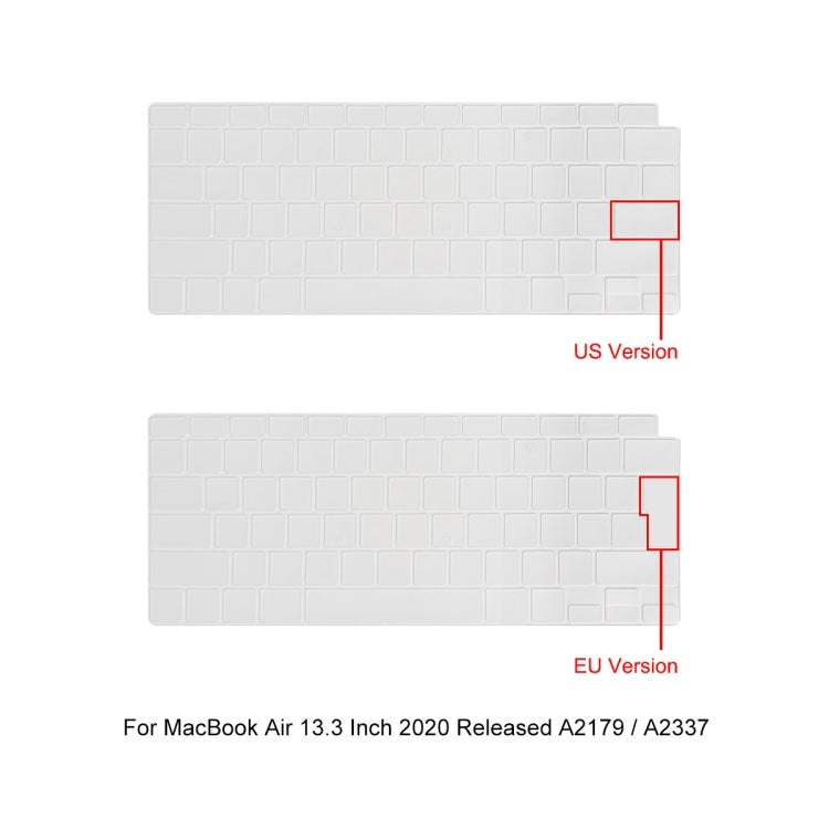 For MacBook Air 13.3 2020 A2179/A2337 ENKAY Hat-Prince 3 in 1 Protective Bracket  Case Cover Hard Shell with TPU Keyboard Film / Anti-dust Plugs, Version:US(Black) - MacBook Air Cases by ENKAY | Online Shopping South Africa | PMC TechLife | Buy Now Pay Later Mobicred