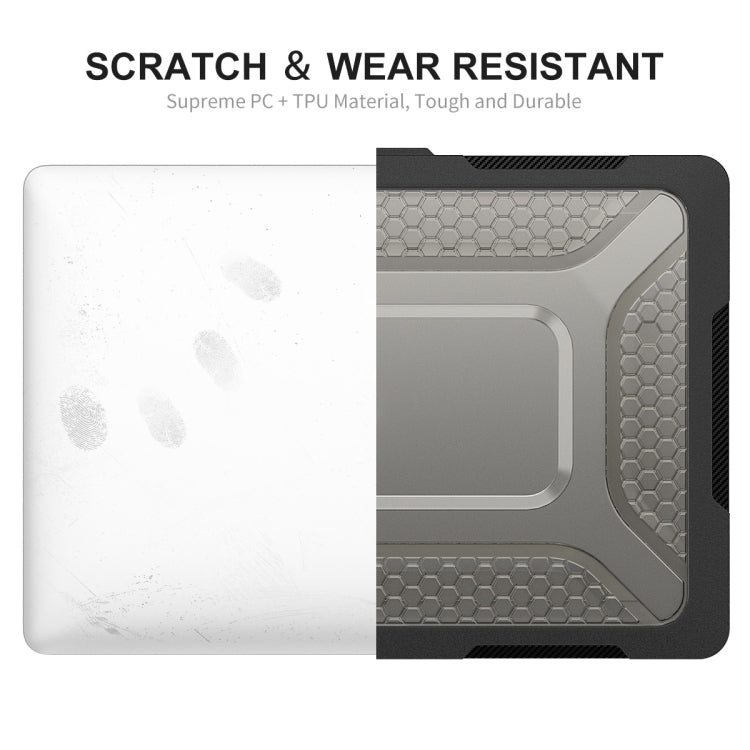 For MacBook Air 13.6 2022/2024  A2681 (M2) / A3113  (M3) ENKAY Hat-Prince 3 in 1 Protective Bracket  Case Cover Hard Shell with TPU Keyboard Film / Anti-dust Plugs, Version:EU(Blue) - free shipping - PMC TechLife - Order now!