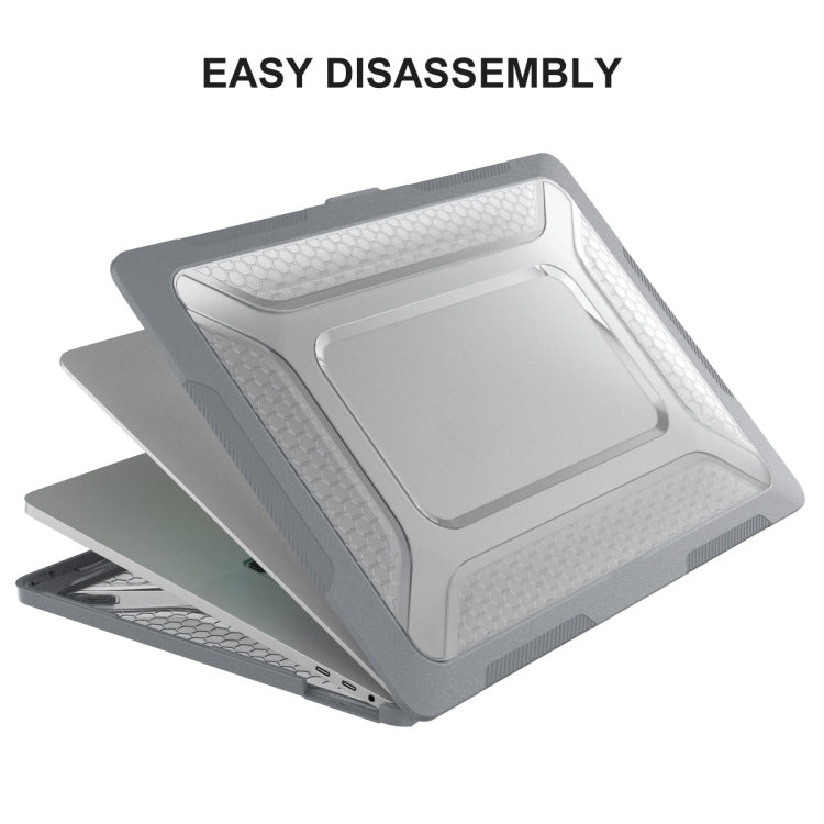 For MacBook Pro 16 A2141 ENKAY Hat-Prince 3 in 1 Protective Bracket  Case Cover Hard Shell with TPU Keyboard Film / Anti-dust Plugs, Version:EU(Khaki) - free shipping - PMC TechLife - Order now!