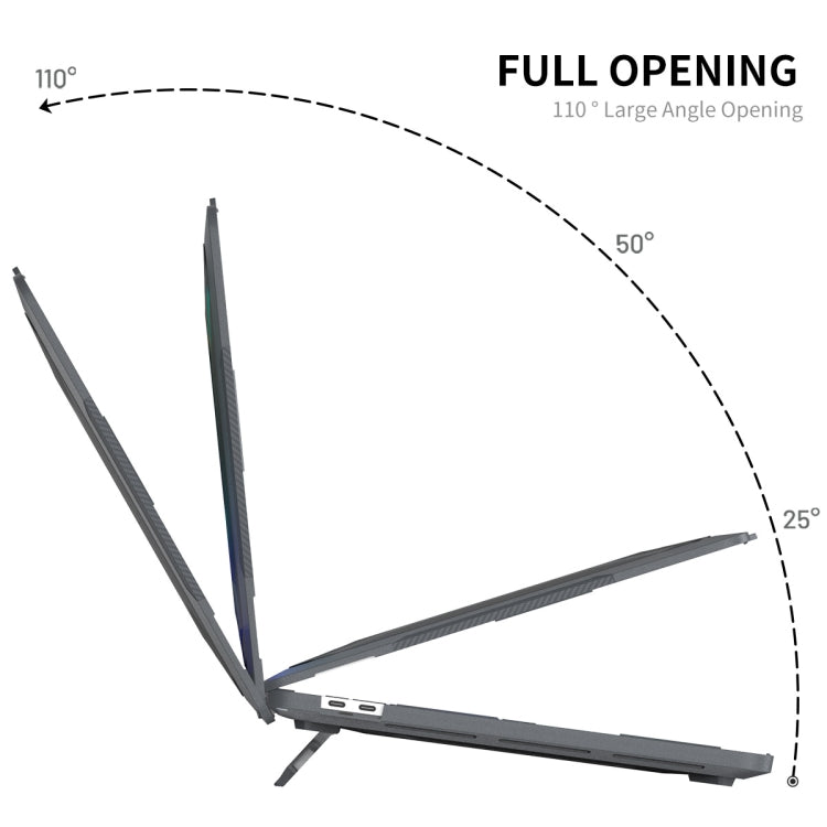 For MacBook Pro 16 A2141 ENKAY Hat-Prince 3 in 1 Protective Bracket  Case Cover Hard Shell with TPU Keyboard Film / Anti-dust Plugs, Version:EU(Khaki) - free shipping - PMC TechLife - Order now!