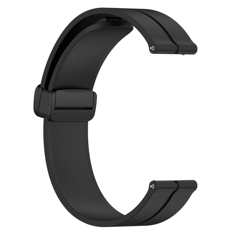 Compatible with Garmin Venu 2 Plus 20mm Solid Color Magnetic Clasp Silicone Watch Band(Black) - free shipping - PMC TechLife - Order now!