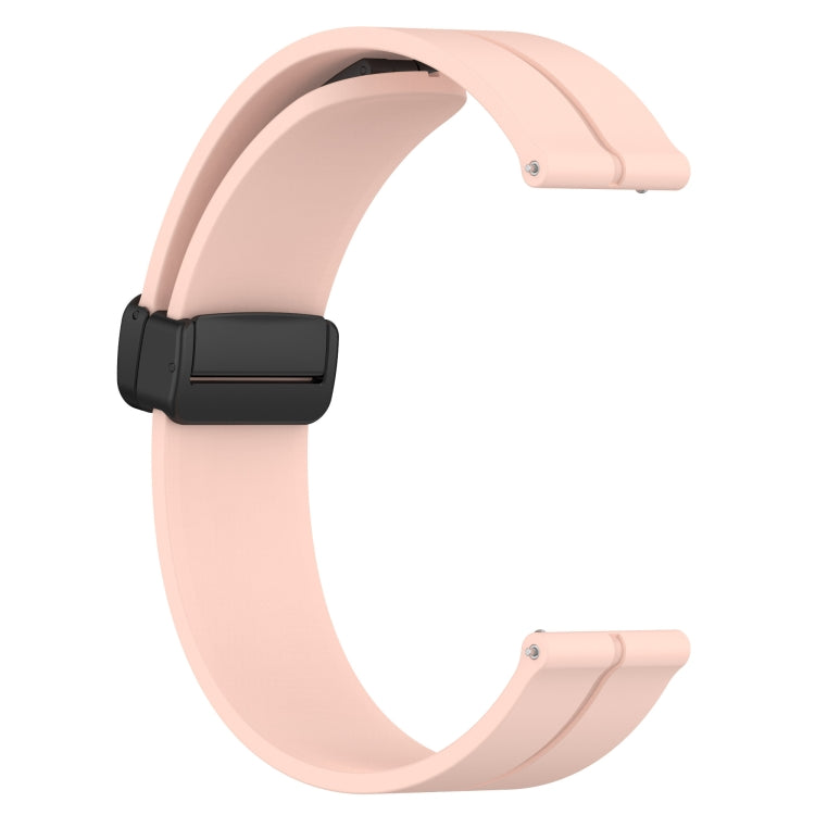 Compatible with Garmin Venu Sq 2 Music 20mm Solid Color Magnetic Clasp Silicone Watch Band(Pink) - free shipping - PMC TechLife - Order now!