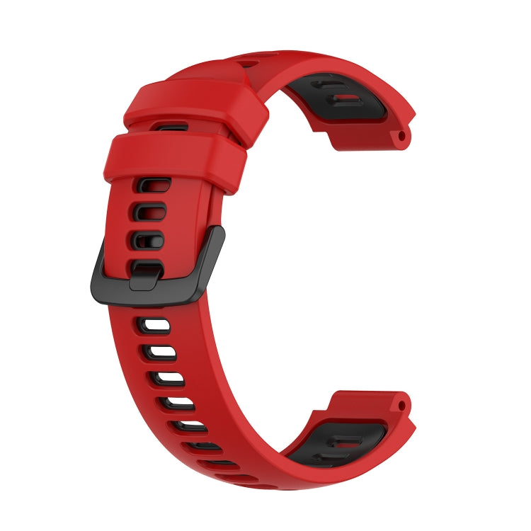 Compatible with Garmin Approach S20 Two-Color Silicone Watch Band(Red+Black) - free shipping - PMC TechLife - Order now!