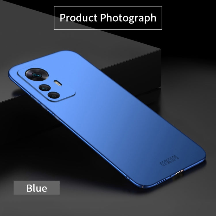 For Xiaomi 12T / Redmi K50 Ultra MOFI Micro Frosted PC Ultra-thin Hard Case(Blue) - free shipping - PMC TechLife - Order now!