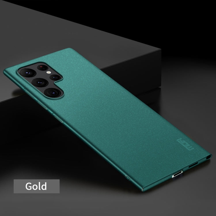 For Samsung Galaxy S23 Ultra 5G MOFI Fandun Series Frosted Ultra-thin PC Hard Phone Case(Green) - Galaxy S23 Ultra 5G Cases by MOFI | Online Shopping South Africa | PMC TechLife | Buy Now Pay Later Mobicred