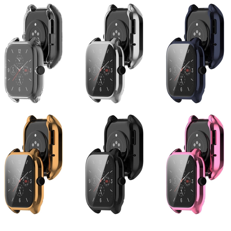 For Amazfit GTS 4 TPU Full-Enclosed Watch Case(Black) - Watch Cases by PMC TechLife | Online Shopping South Africa | PMC TechLife | Buy Now Pay Later Mobicred