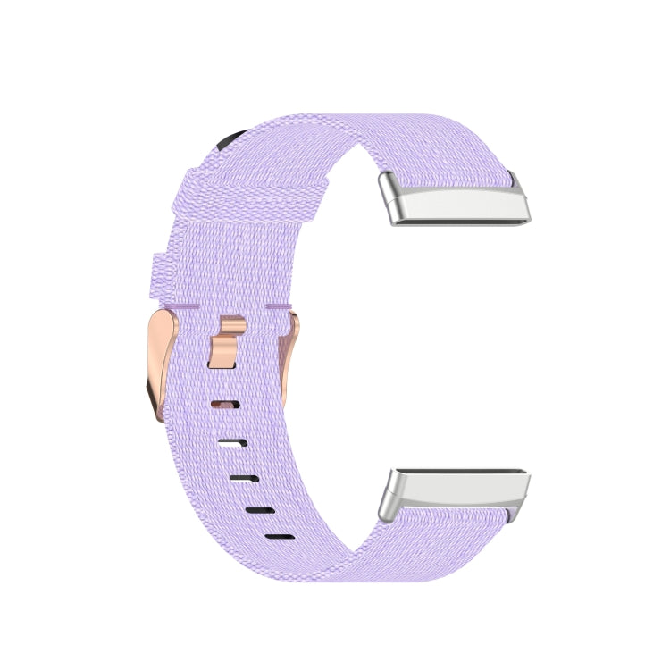 For Fitbit Versa 3 Nylon Weave Canvas Watch Band(Light Purple) - free shipping - PMC TechLife - Order now!