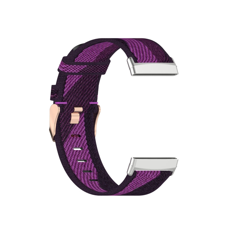 For Fitbit Sense Nylon Weave Canvas Watch Band(Purple) - free shipping - PMC TechLife - Order now!